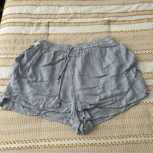 Striped Flowy Shorts